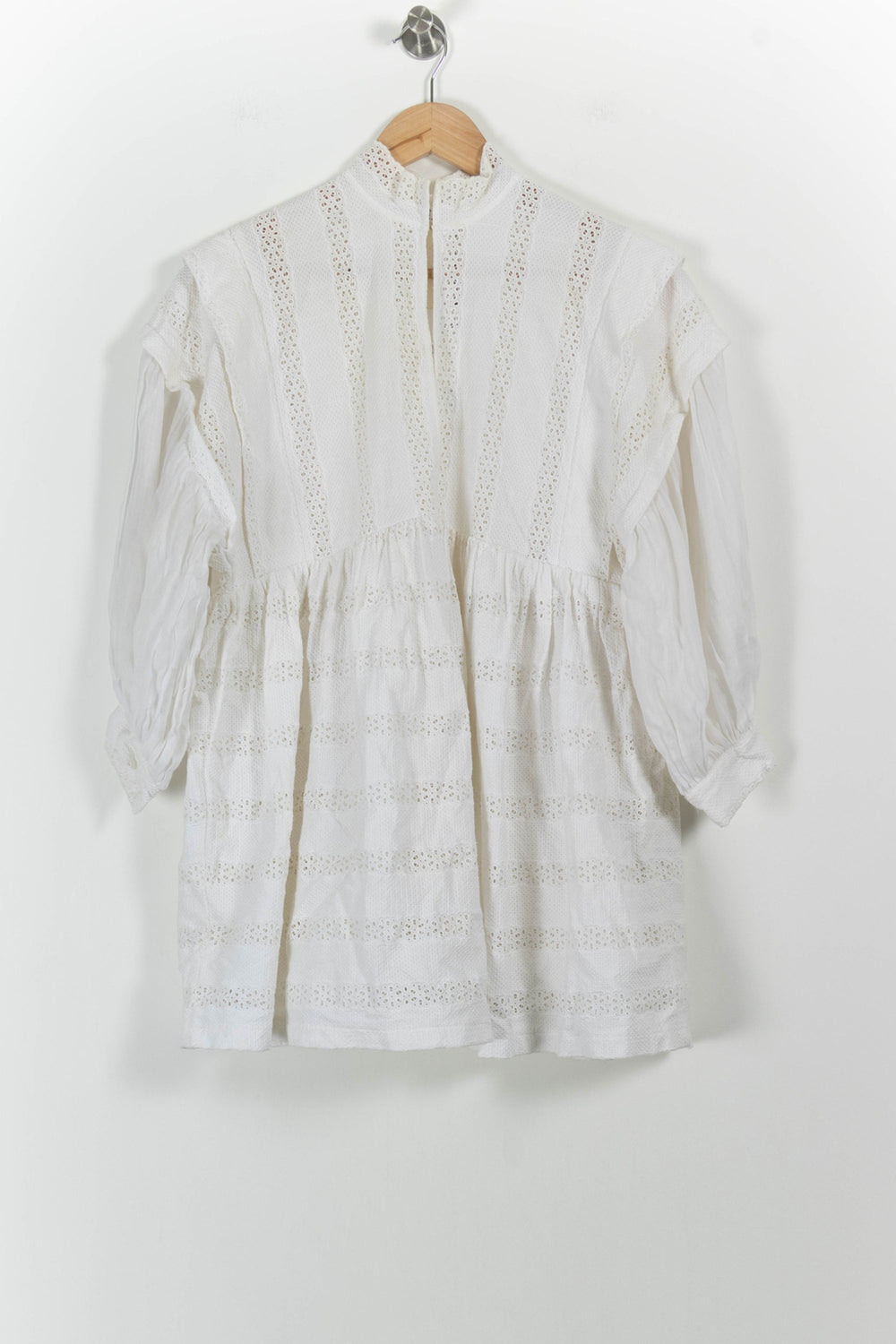 Robe Courte Blanche - Taille S/36 de la marque Claudie Pierlot | PARAD62082 - Vendu par Paradigme - Image 2