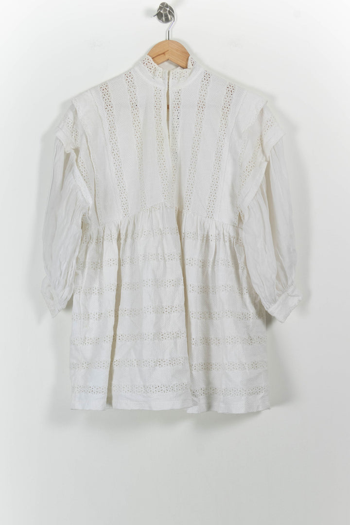 Robe Courte Blanche - Taille S/36 de la marque Claudie Pierlot | PARAD62082 - Vendu par Paradigme - Image 2