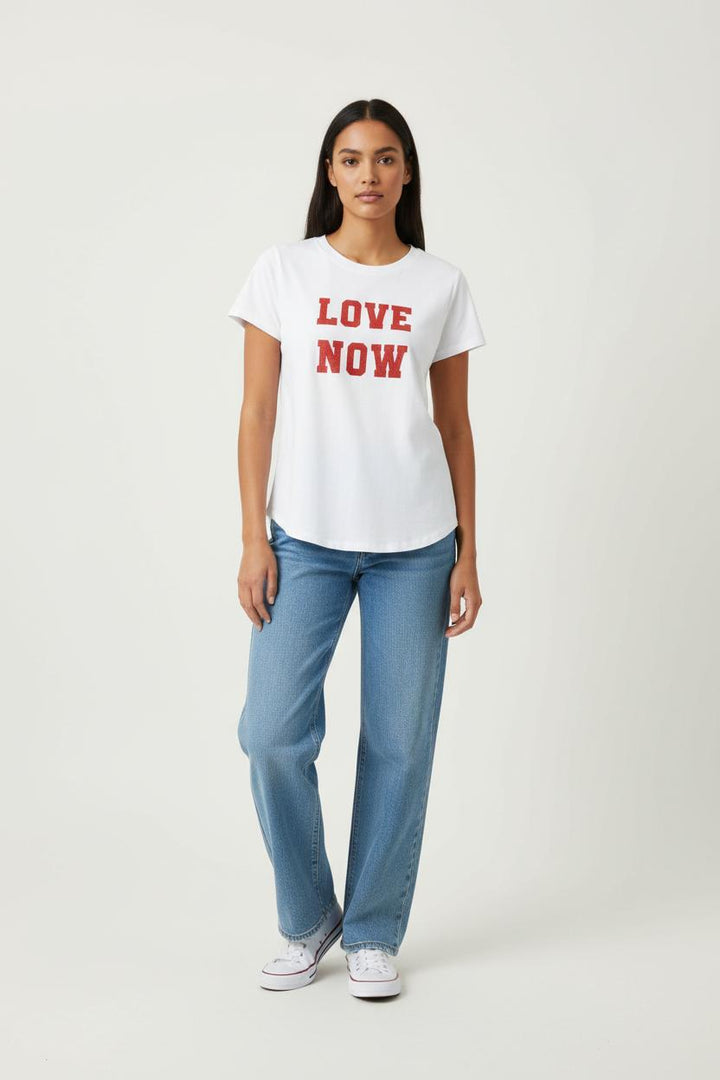 Tee-shirt Blanc et Rouge - Taille M/38 de la marque Zadig&Voltaire | PARAD62084 - Vendu par Paradigme - Image 1