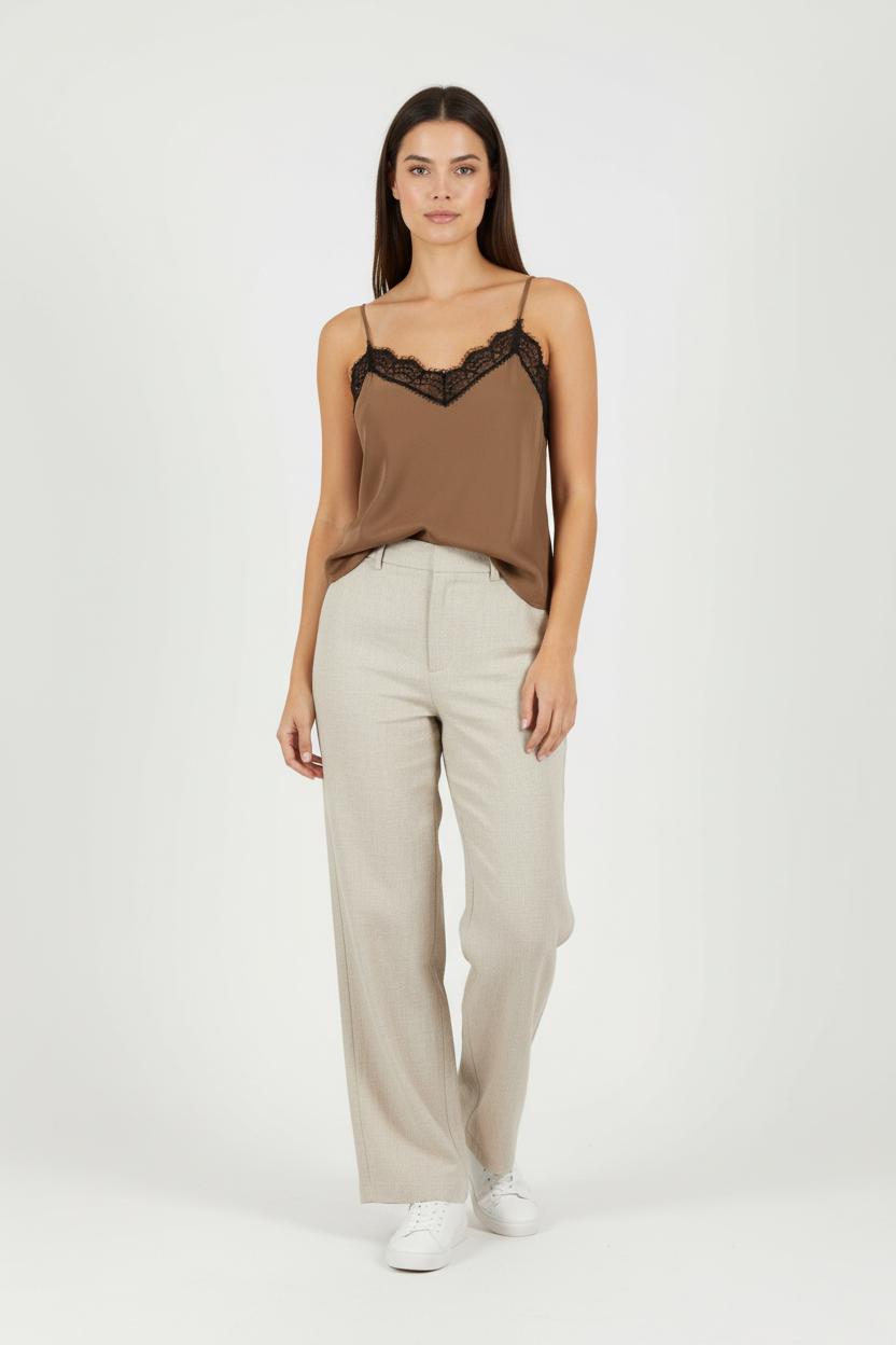 Caraco Marron et Noir - Taille M/38 de la marque IKKS | PARAD62095 - Vendu par Paradigme - Image 1