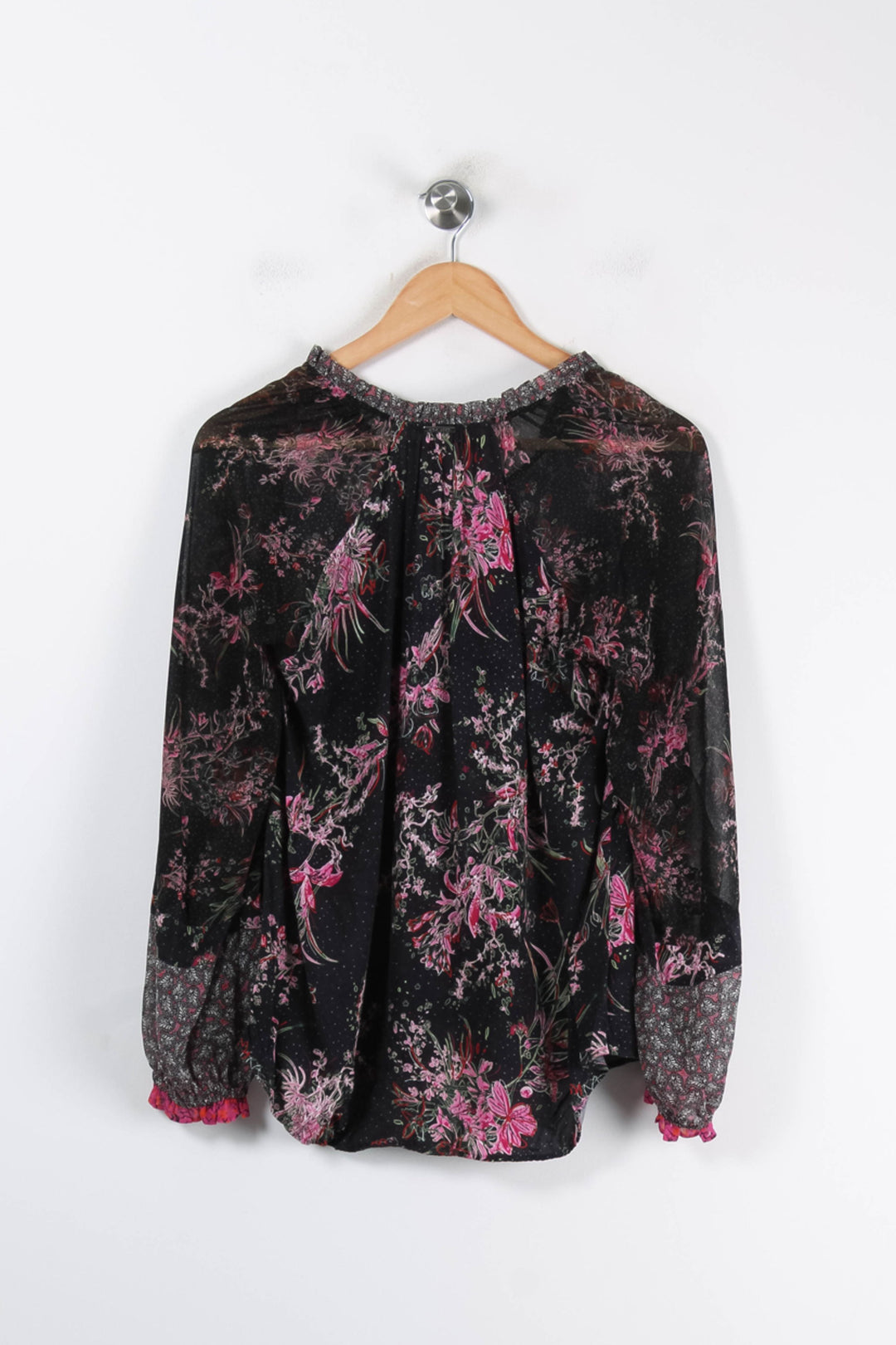 Blouse Noire et Rose - Taille S/36 de la marque One Step | PARAD62099 - Vendu par Paradigme - Image 4