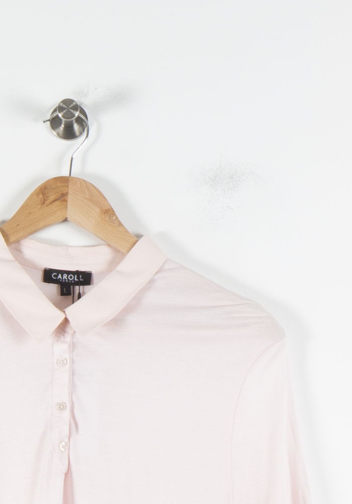 Polo Rose - Taille L/40 de la marque Caroll | PARAD62108 - Vendu par Paradigme - Image 3