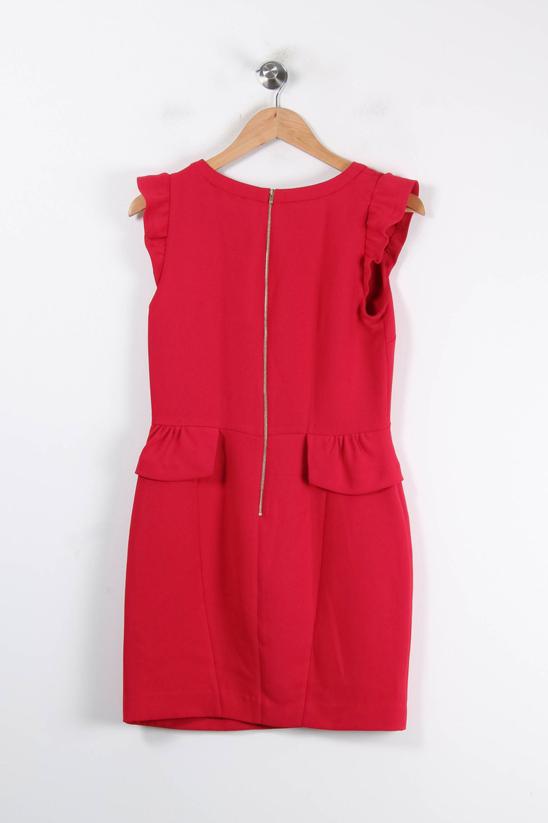 Robe Droite Rose - Taille S/36 de la marque Sandro | PARAD62109 - Vendu par Paradigme - Image 4