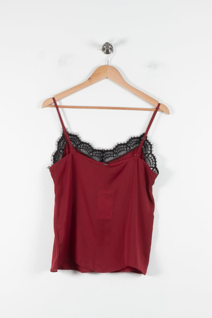 Débardeur Bordeaux et Noir - Taille M/38 de la marque IKKS | PARAD62122 - Vendu par Paradigme - Image 4
