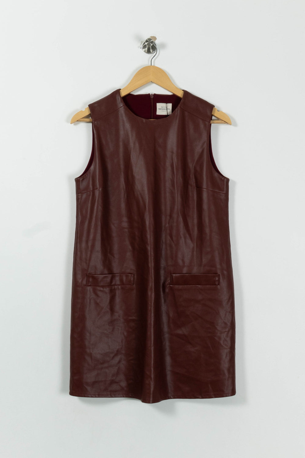 Robe Sans Manches Bordeaux - Taille M/38 de la marque Petite Mendigote | PARAD62123 - Vendu par Paradigme - Image 2