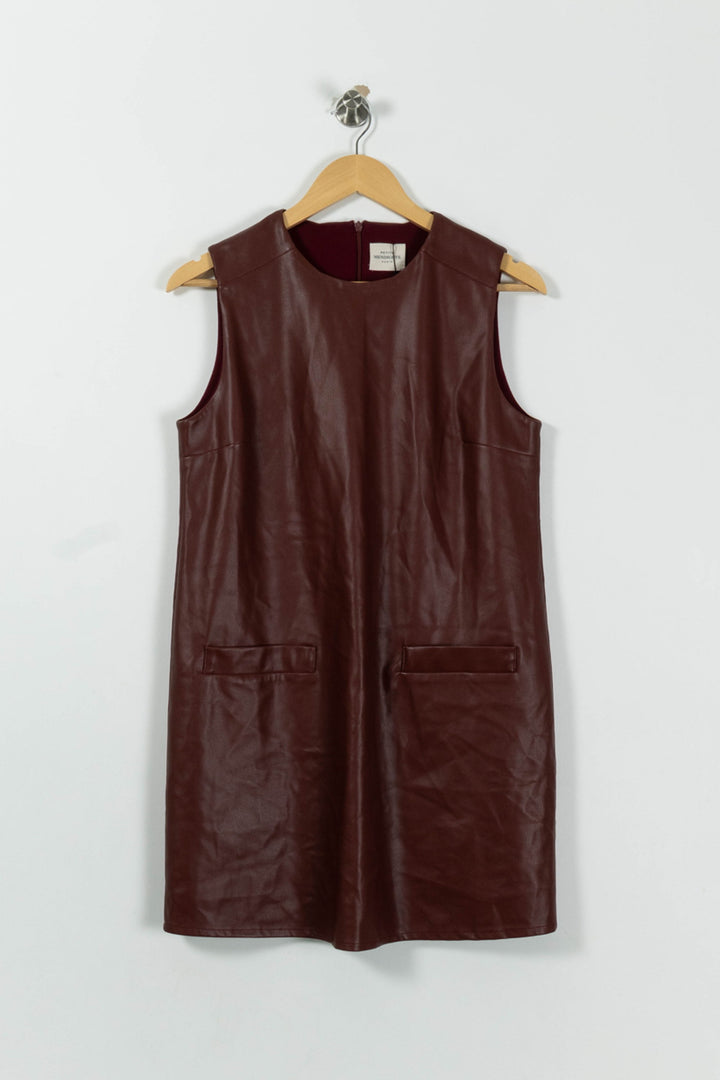 Robe Sans Manches Bordeaux - Taille M/38 de la marque Petite Mendigote | PARAD62123 - Vendu par Paradigme - Image 2