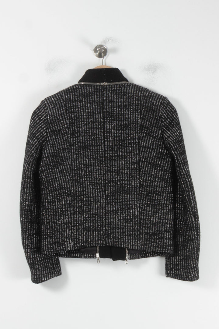 Veste Noire et Blanche - Taille M/38 de la marque Sandro | PARAD62135 - Vendu par Paradigme - Image 4