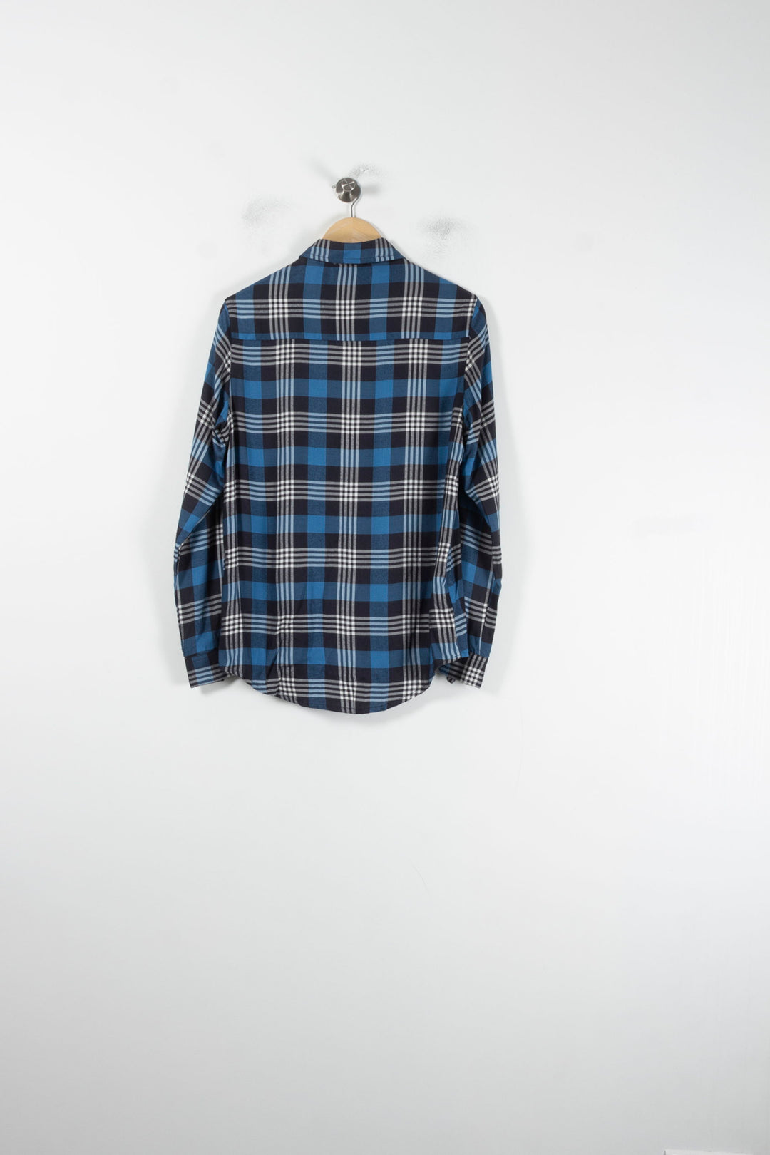 Chemise à Carreaux Bleue et Noire - Taille XS/34 de la marque The Kooples | PARAD62138 - Vendu par Paradigme - Image 4