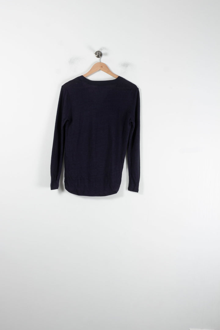 Blouse Bleue - Taille M/38 de la marque Sandro | PARAD62139 - Vendu par Paradigme - Image 4