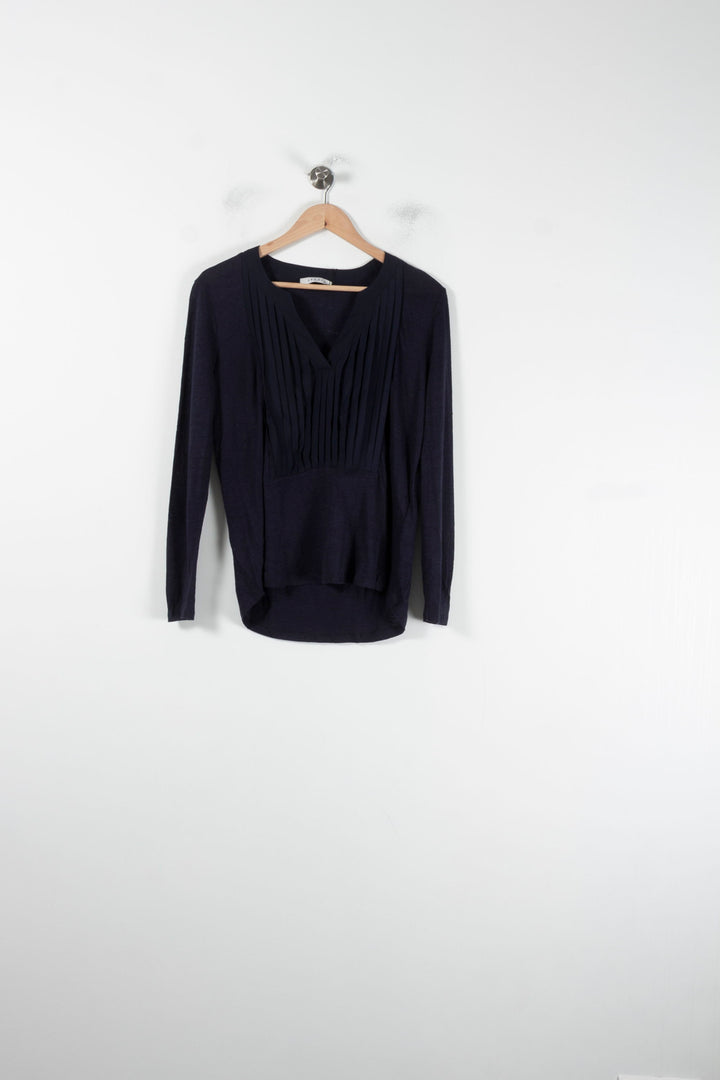 Blouse Bleue - Taille M/38 de la marque Sandro | PARAD62139 - Vendu par Paradigme - Image 2