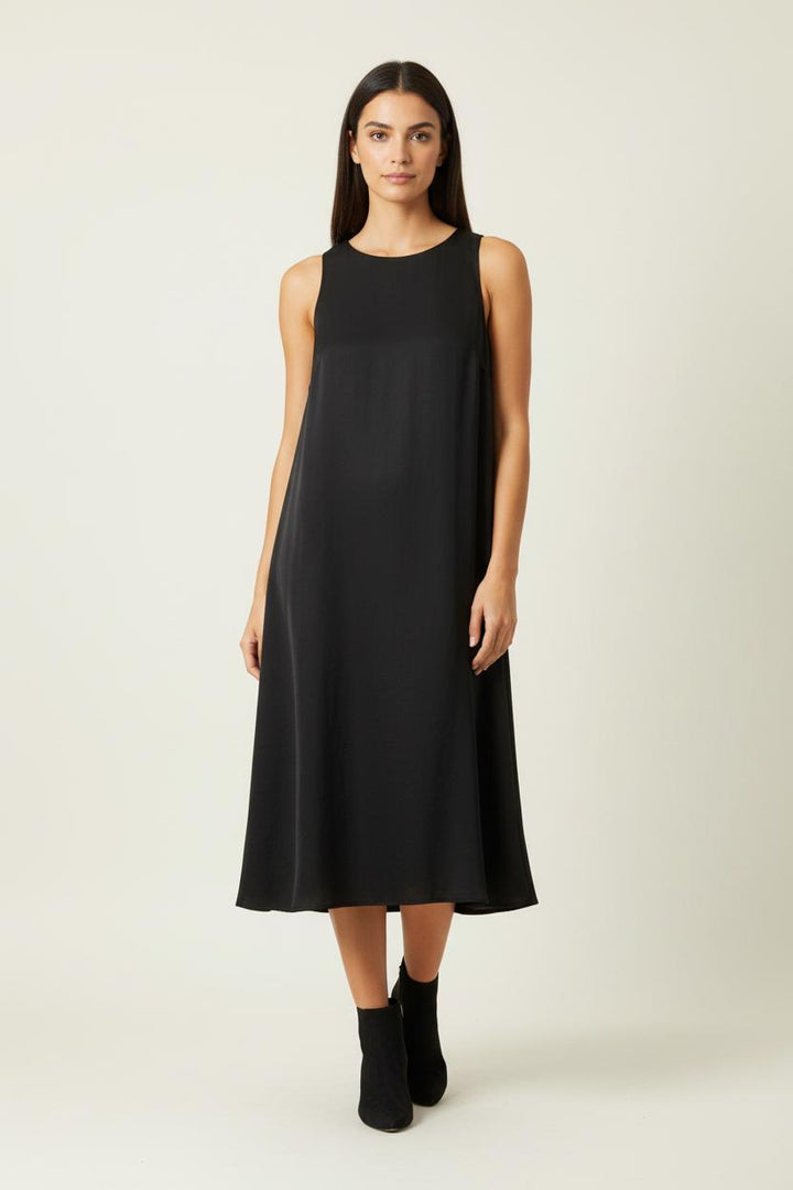 Robe Midi Noire - Taille L/40 de la marque Claudie Pierlot | PARAD62140 - Vendu par Paradigme - Image 1
