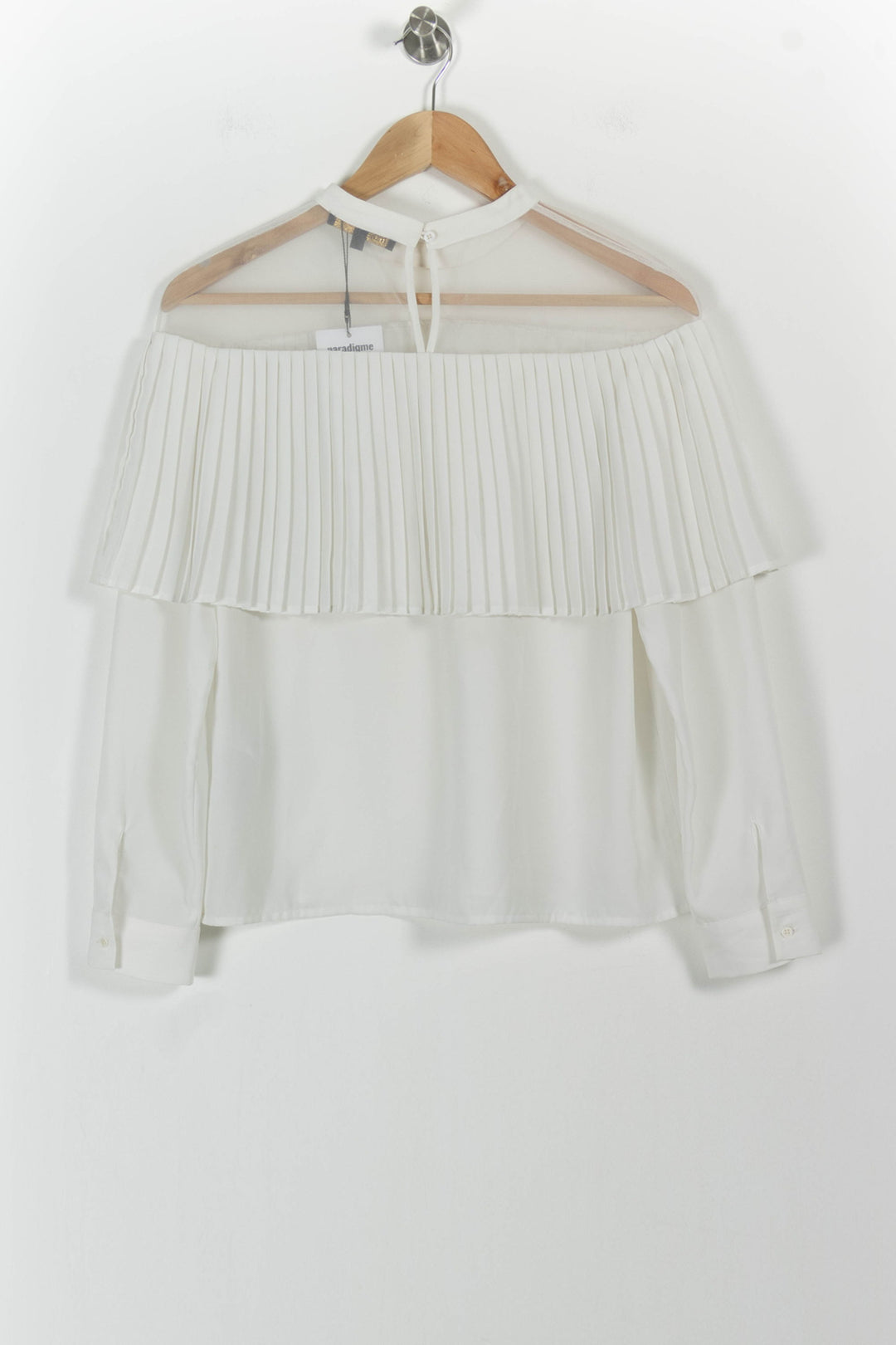 Blouse Blanche - Taille L/40 de la marque Maje | PARAD62145 - Vendu par Paradigme - Image 4