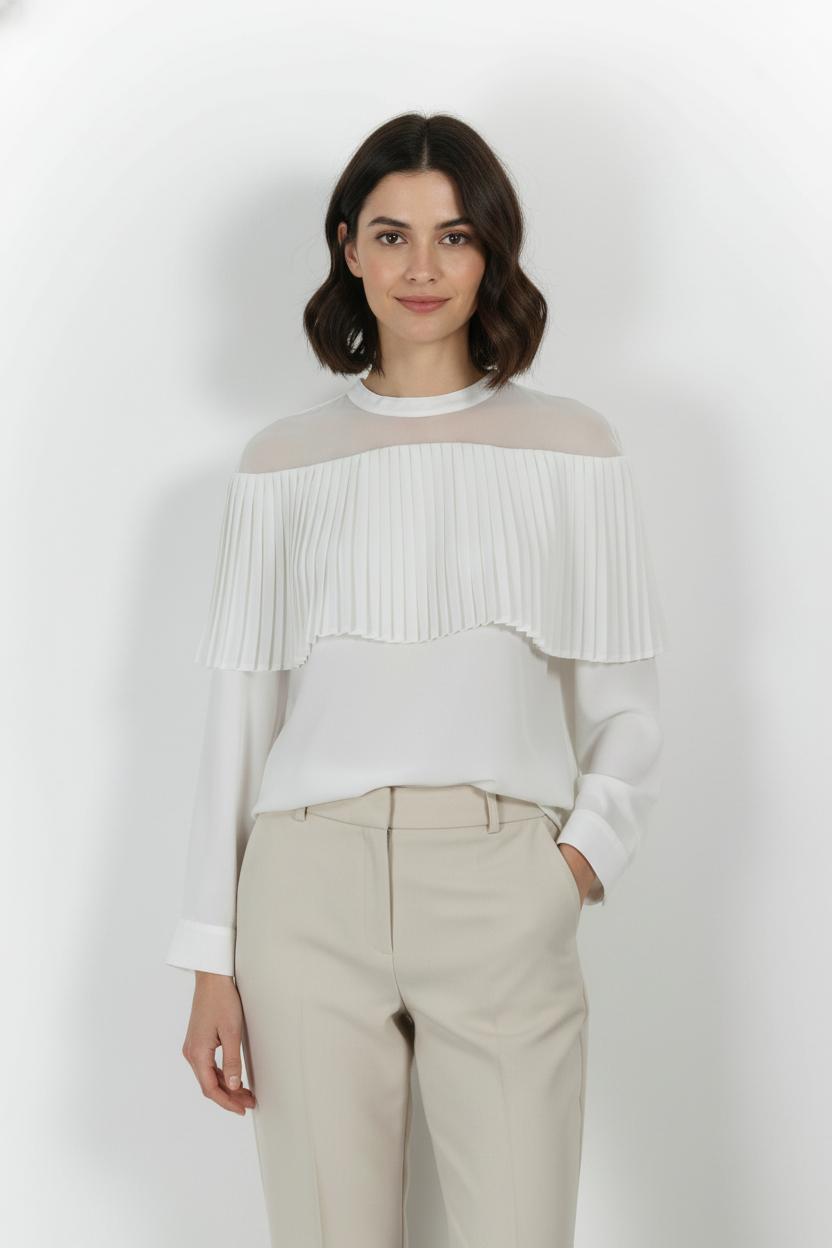 Blouse Blanche - Taille L/40 de la marque Maje | PARAD62145 - Vendu par Paradigme - Image 1