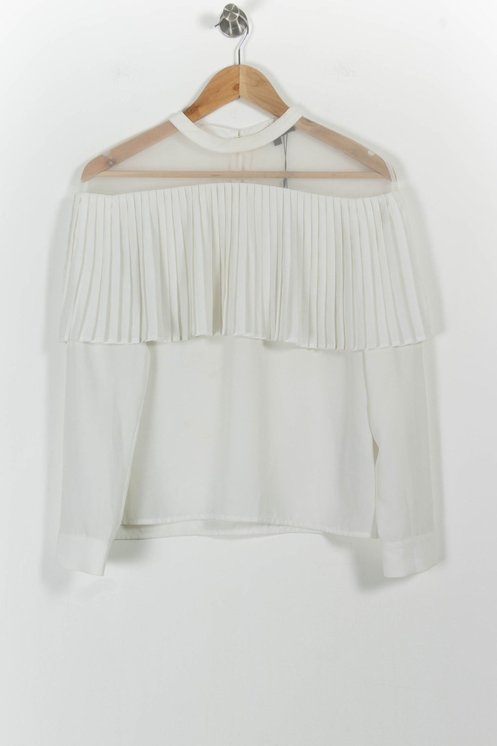 Blouse Blanche - Taille L/40 de la marque Maje | PARAD62145 - Vendu par Paradigme - Image 2