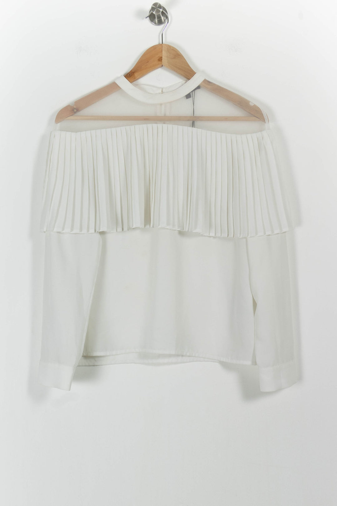 Blouse Blanche - Taille L/40 de la marque Maje | PARAD62145 - Vendu par Paradigme - Image 2