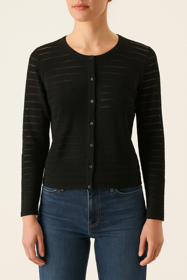 Cardigan Noir - Taille M/38 de la marque Sandro | PARAD62161 - Vendu par Paradigme - Image 1