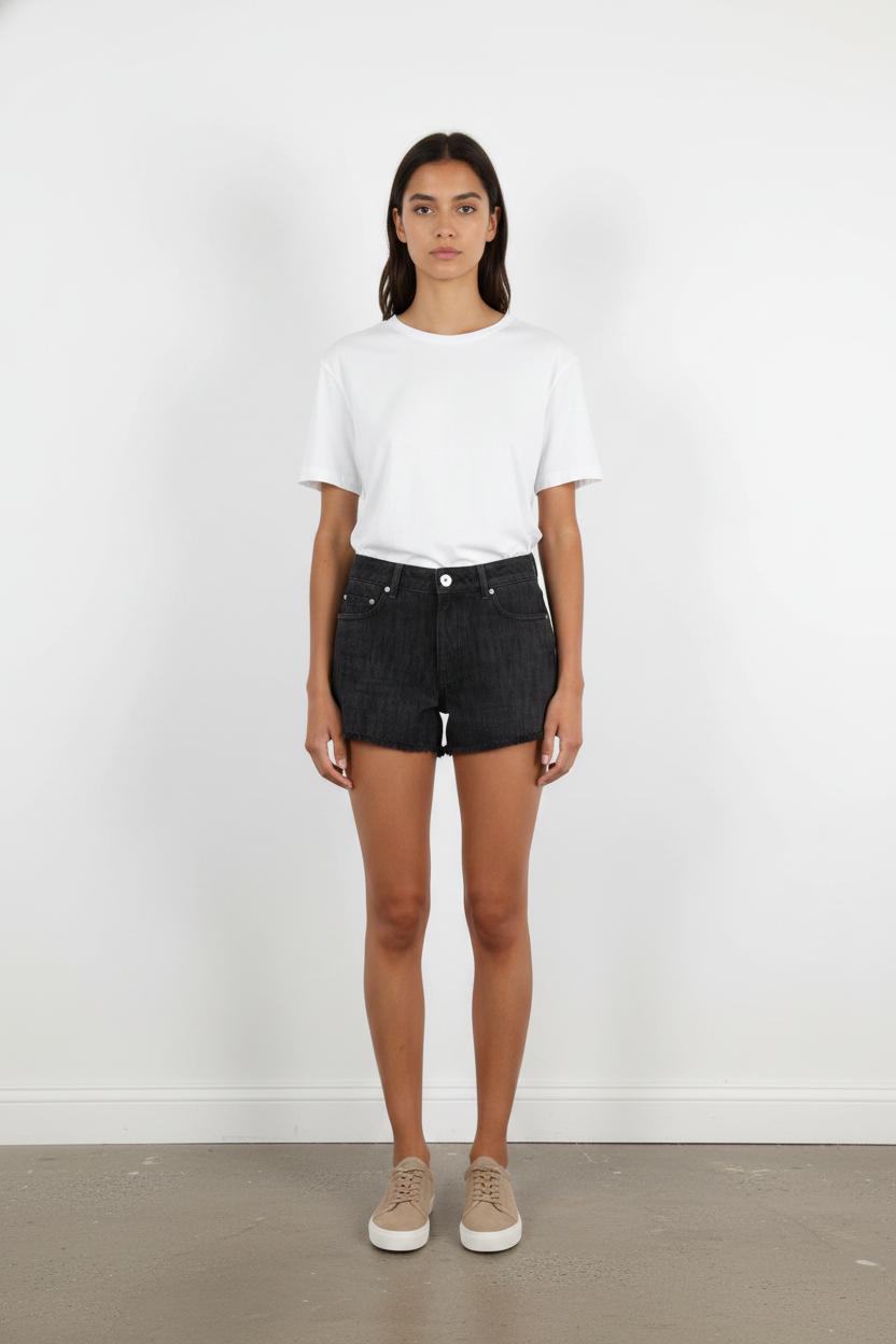 Short en Jean Gris - Taille M/38