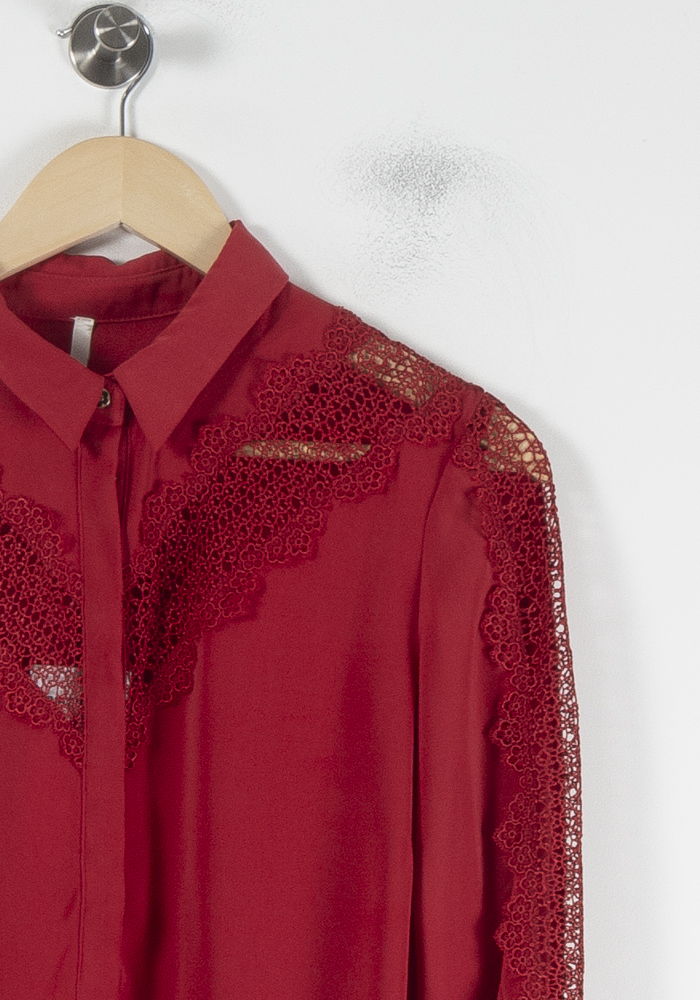 Chemise Rouge - Taille L/40 de la marque I.Code | PARAD62167 - Vendu par Paradigme - Image 3
