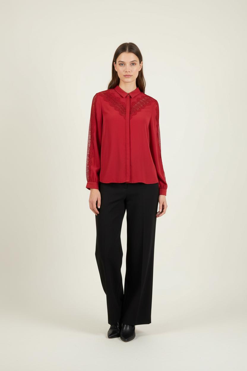 Chemise Rouge - Taille L/40 de la marque I.Code | PARAD62167 - Vendu par Paradigme - Image 1