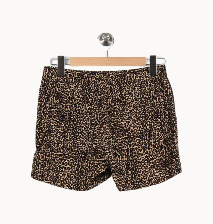 Short Léopard Marron et Noir - Taille S/36 de la marque The Kooples | PARAD62168 - Vendu par Paradigme - Image 4