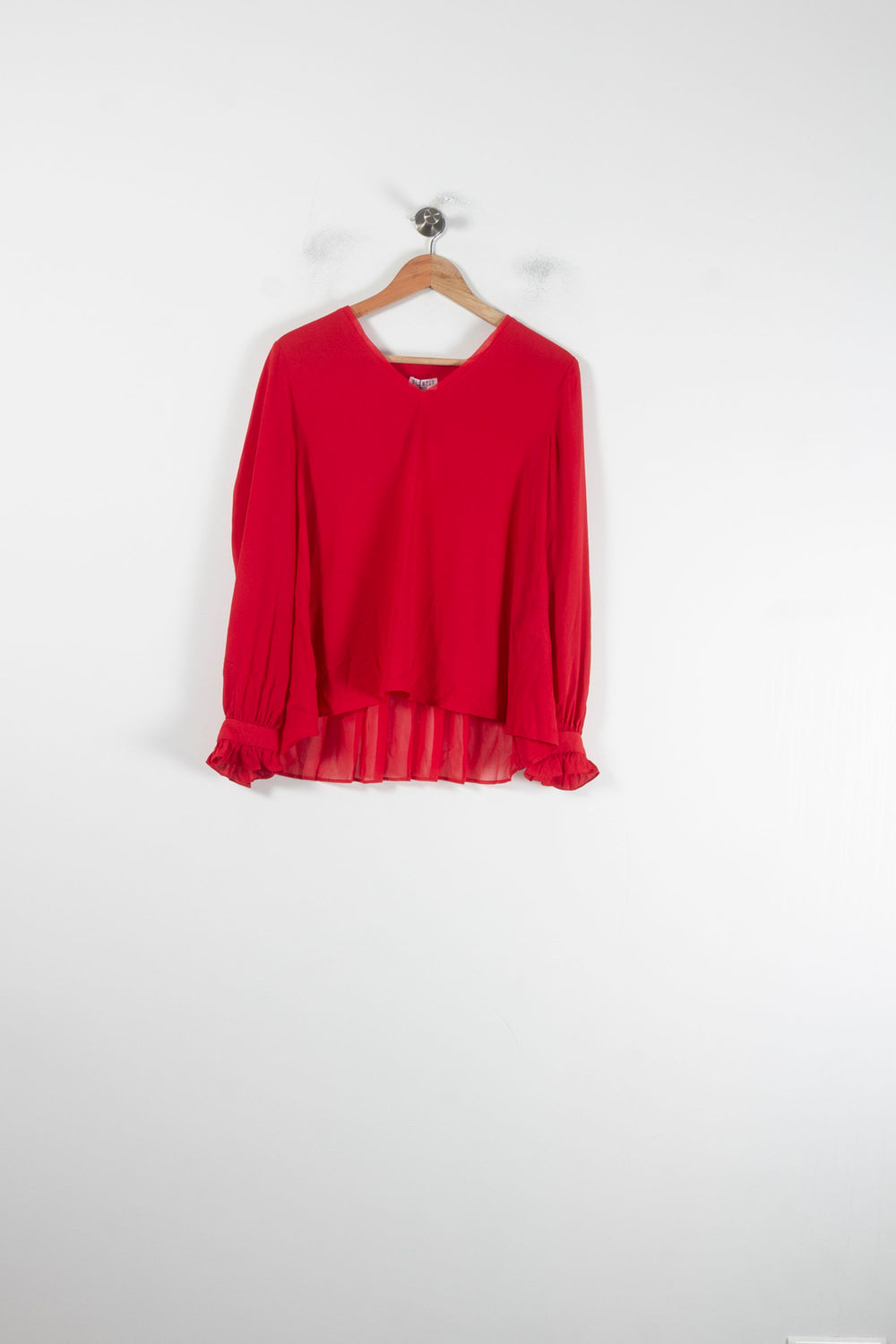 Blouse Rouge - Taille M/38 de la marque Claudie Pierlot | PARAD62169 - Vendu par Paradigme - Image 2