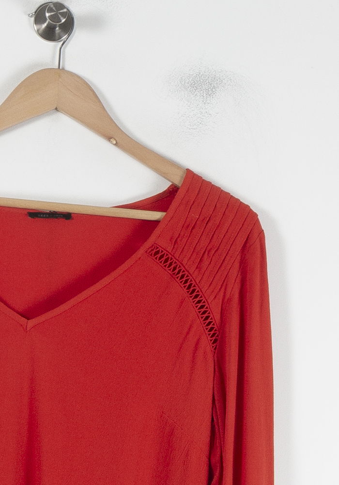 Blouse Rouge - Taille S/36 de la marque IKKS | PARAD62170 - Vendu par Paradigme - Image 3