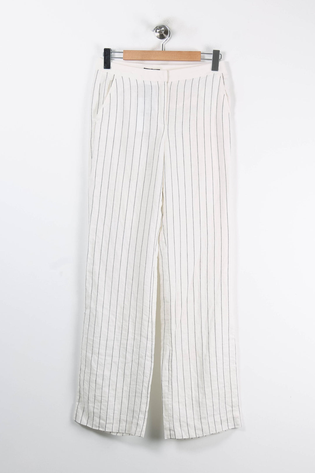 Pantalon À Rayures Blanc et Noir - Taille M/38 de la marque Maison 123 | PARAD62173 - Vendu par Paradigme - Image 2