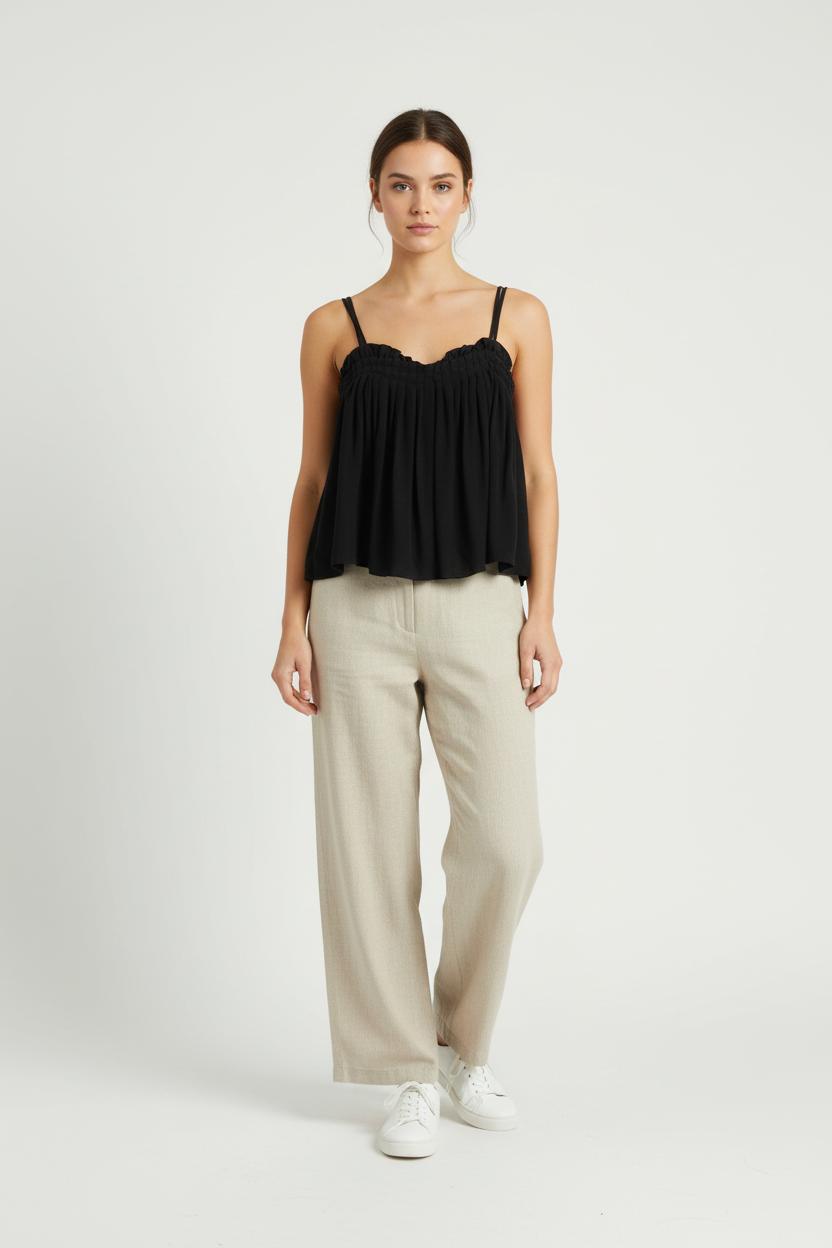 Débardeur Noir - Taille S/36 de la marque Sandro | PARAD62178 - Vendu par Paradigme - Image 1