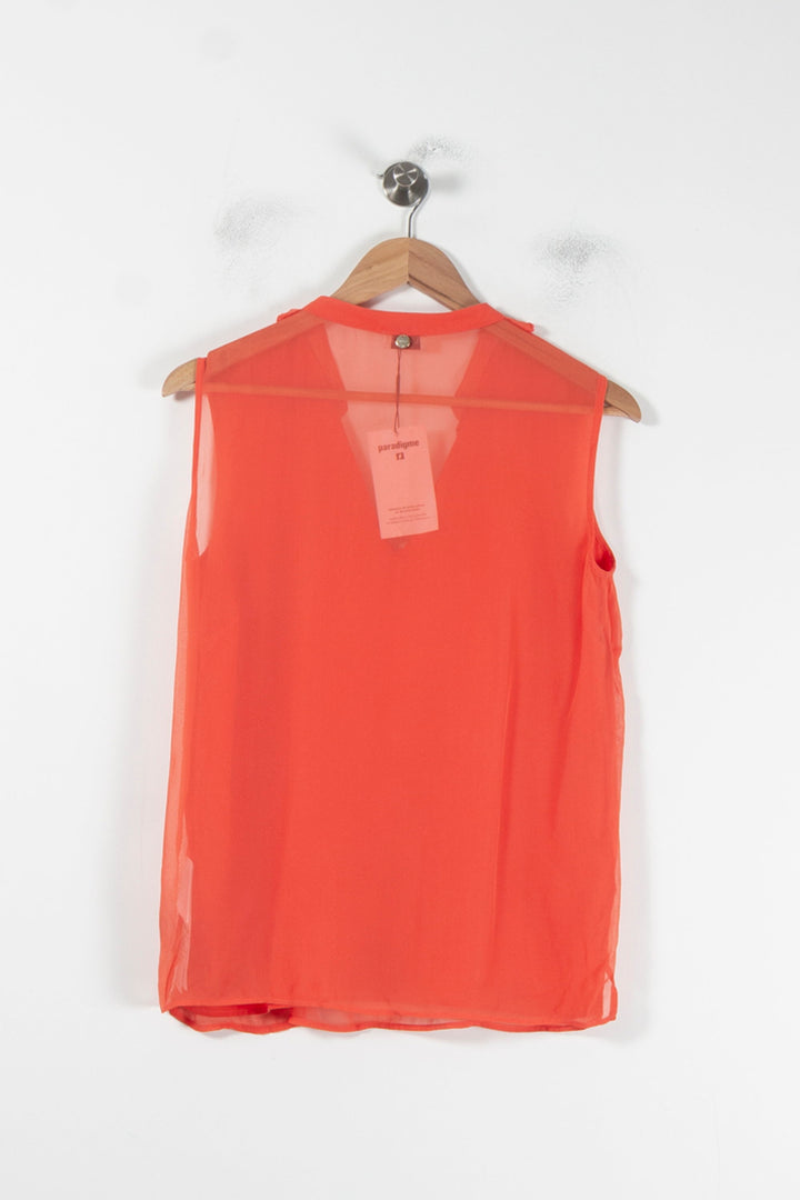 Blouse Orange - Taille XL/42 de la marque Liu Jo | PARAD62182 - Vendu par Paradigme - Image 4