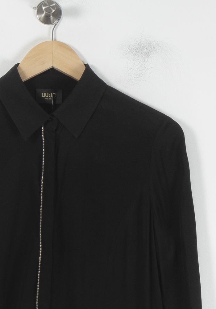 Chemise Noire - Taille XL/42 de la marque Liu Jo | PARAD62185 - Vendu par Paradigme - Image 3