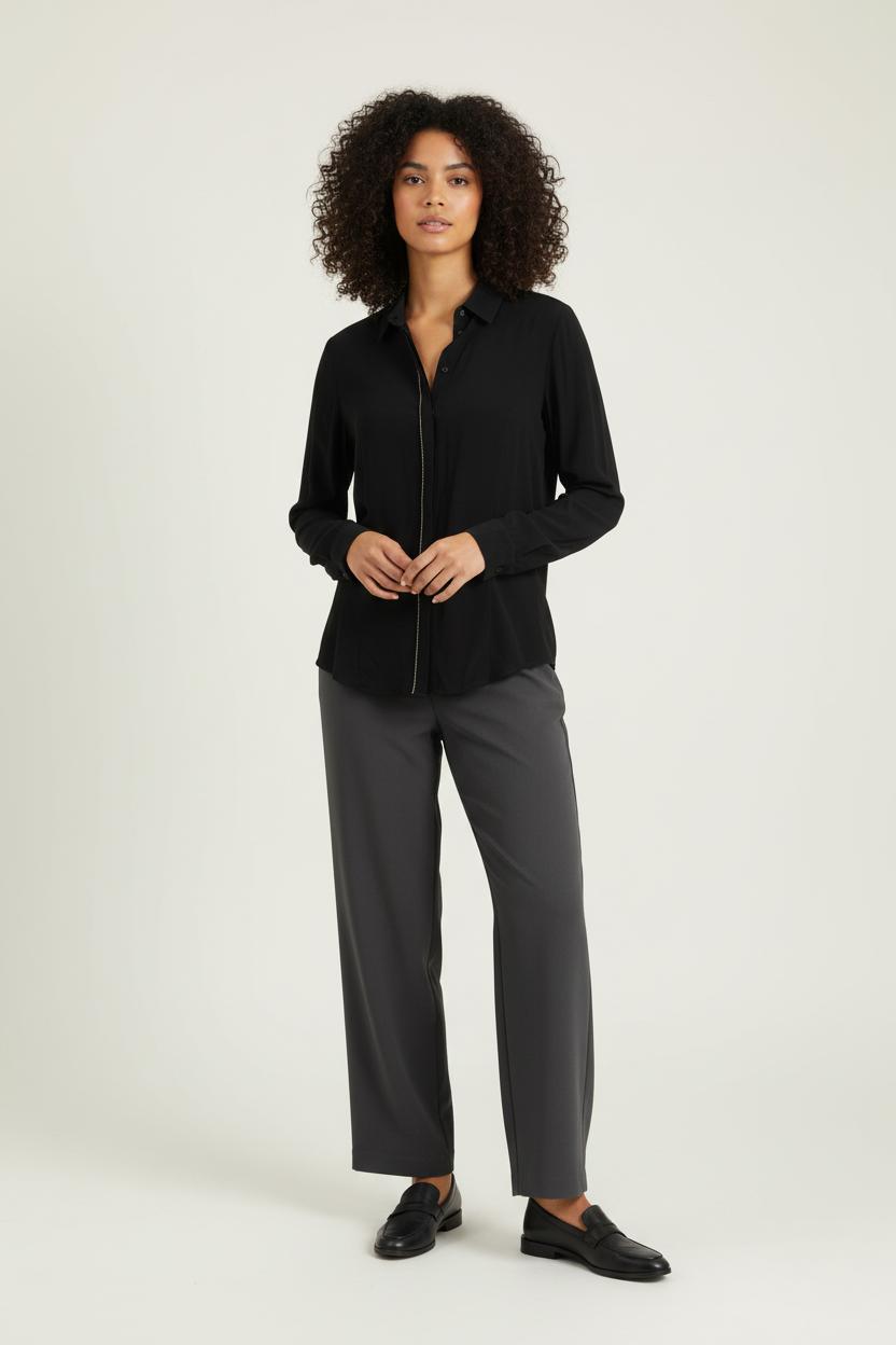 Chemise Noire - Taille XL/42 de la marque Liu Jo | PARAD62185 - Vendu par Paradigme - Image 1