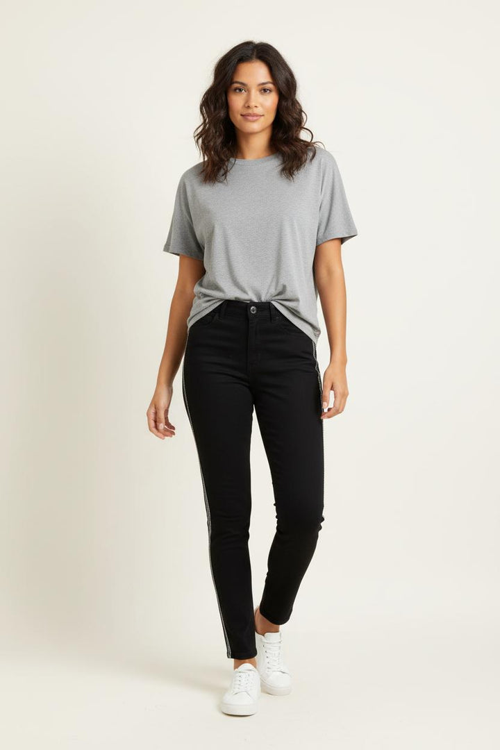 Jean Noir et Blanc - Taille S/36 de la marque Liu Jo | PARAD62192 - Vendu par Paradigme - Image 1