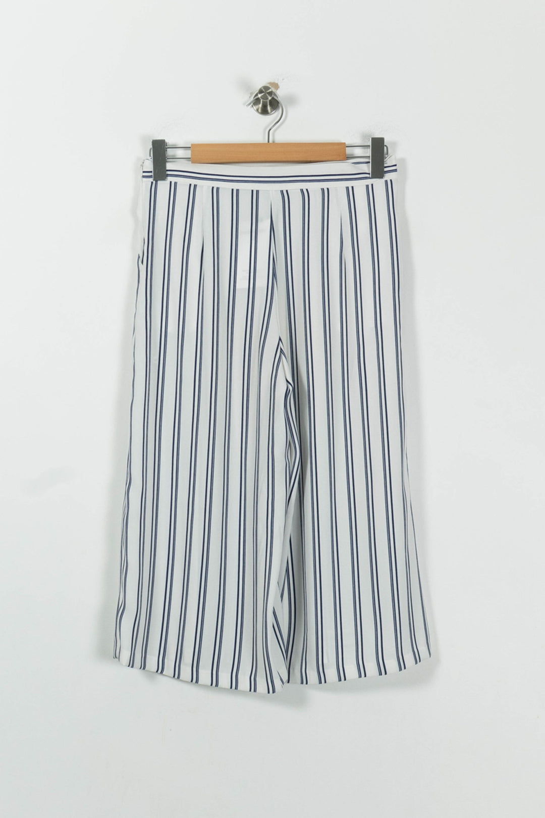 Pantalon Large Blanc et Bleu - Taille S/36 de la marque Maison 123 | PARAD62194 - Vendu par Paradigme - Image 4