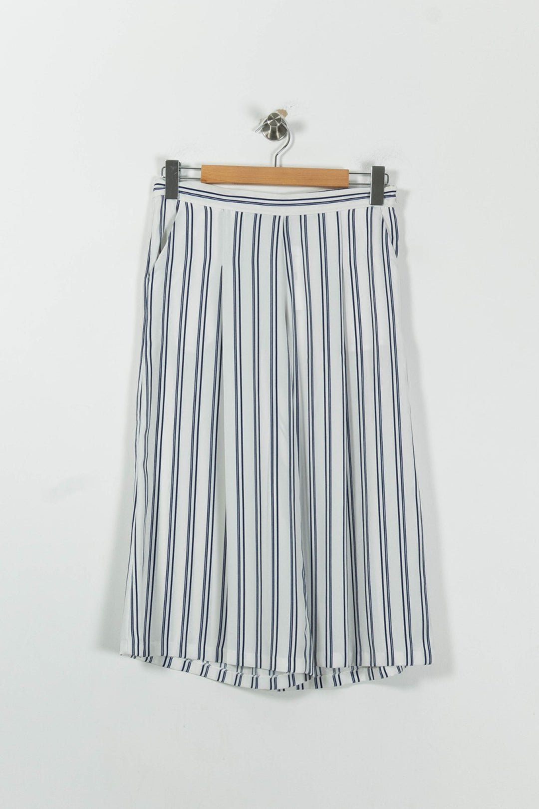 Pantalon Large Blanc et Bleu - Taille S/36 de la marque Maison 123 | PARAD62194 - Vendu par Paradigme - Image 2