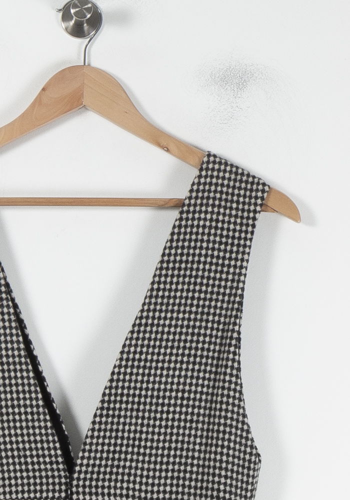 Robe Courte Noire et Blanche - Taille M/38 de la marque Tara Jarmon | PARAD62195 - Vendu par Paradigme - Image 3