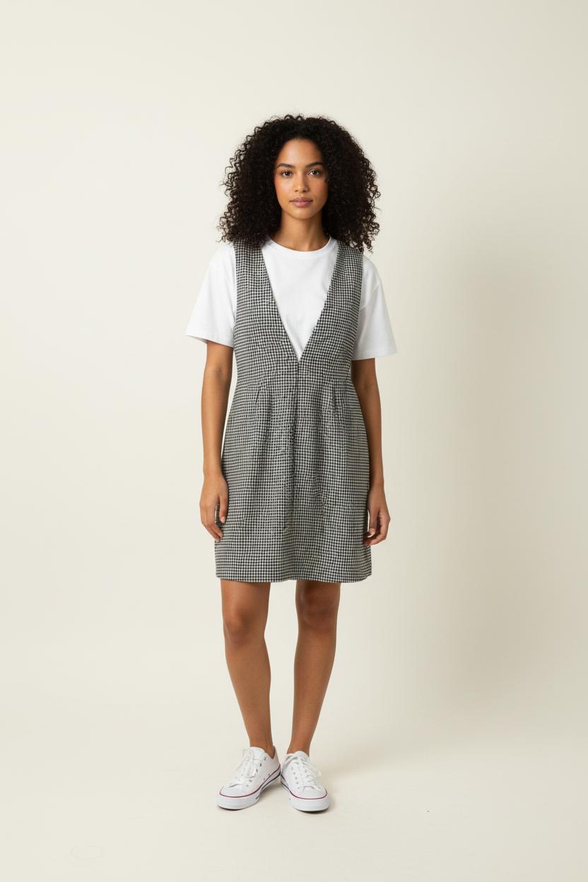 Robe Courte Noire et Blanche - Taille M/38 de la marque Tara Jarmon | PARAD62195 - Vendu par Paradigme - Image 1