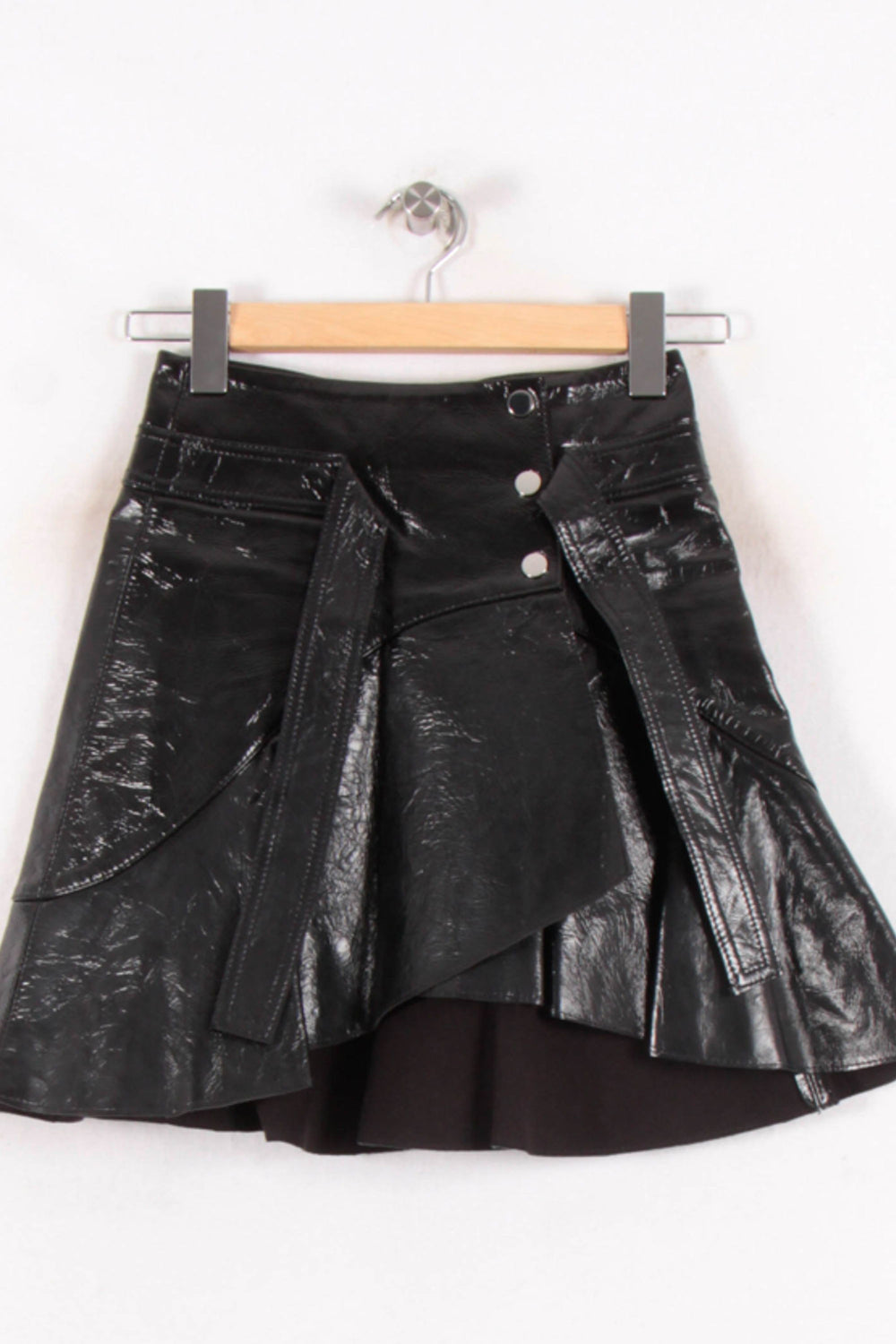 Jupe Courte Noire - Taille XS/34 de la marque Maje | PARAD62205 - Vendu par Paradigme - Image 2