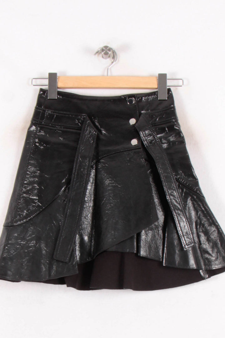 Jupe Courte Noire - Taille XS/34 de la marque Maje | PARAD62205 - Vendu par Paradigme - Image 2