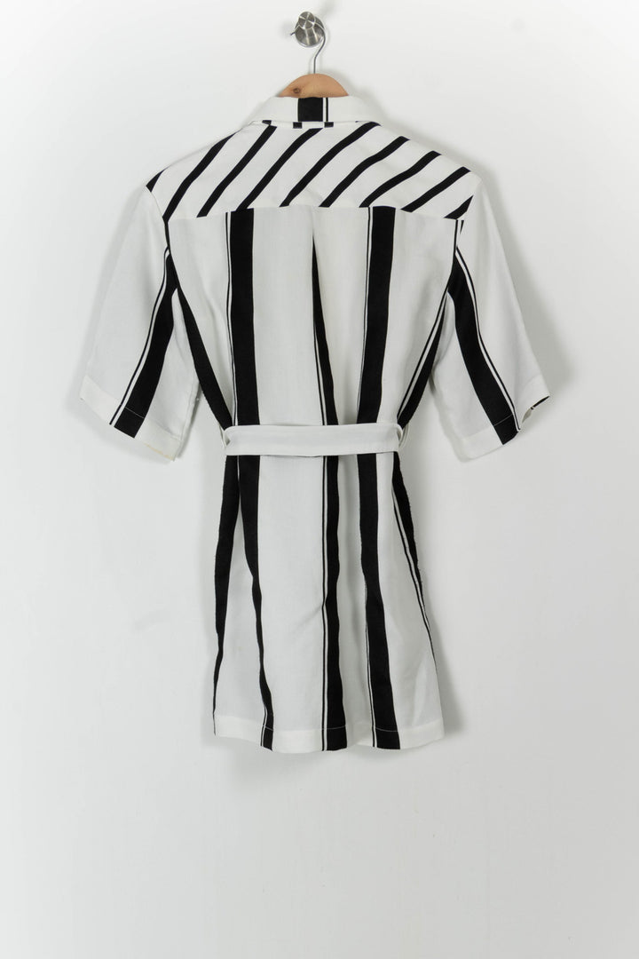 Robe Chemise Blanche et Noire - Taille S/36 de la marque Maje | PARAD62206 - Vendu par Paradigme - Image 4