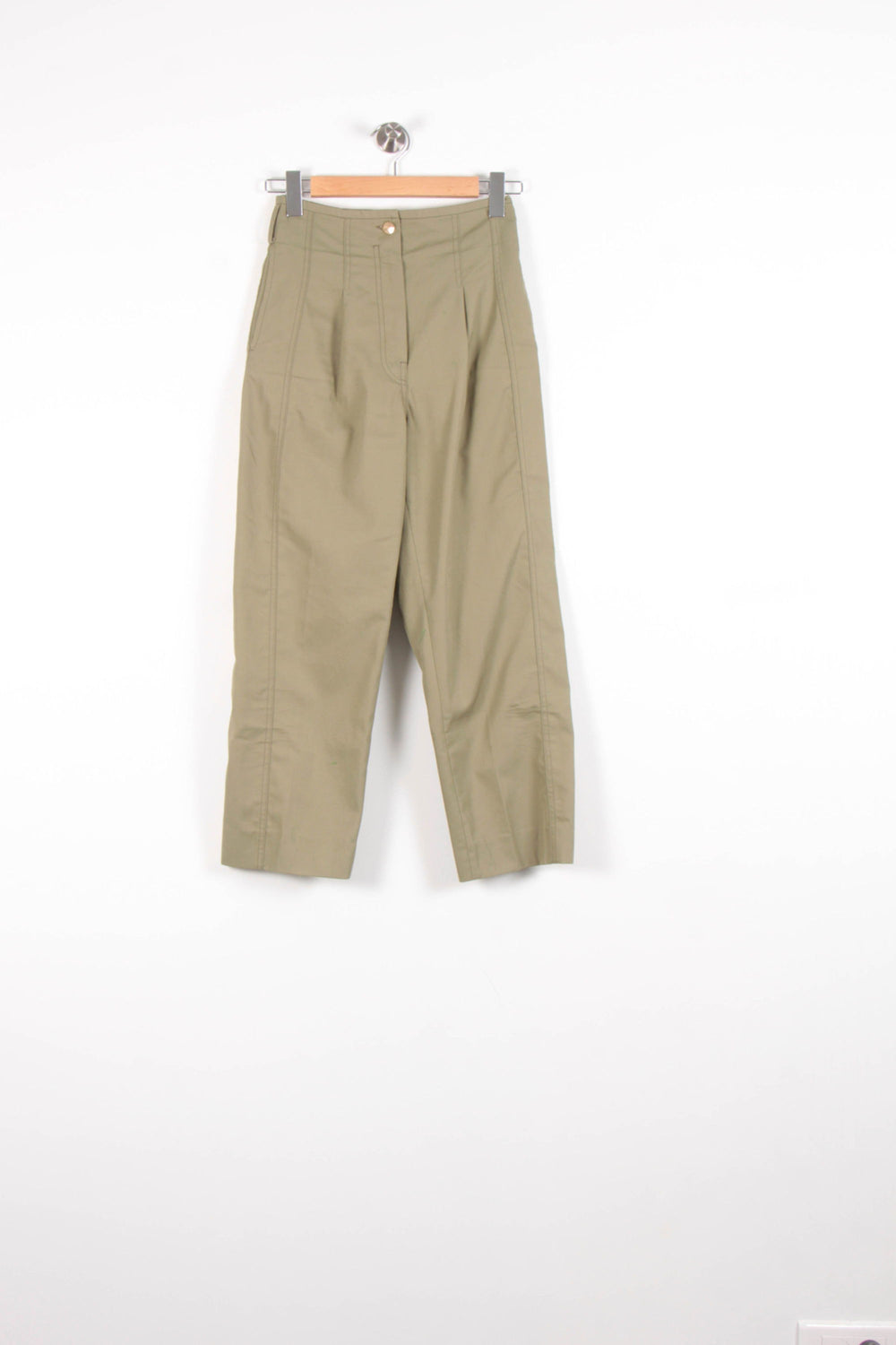 Pantalon Vert - Taille S/36 de la marque Sandro | PARAD62215 - Vendu par Paradigme - Image 2