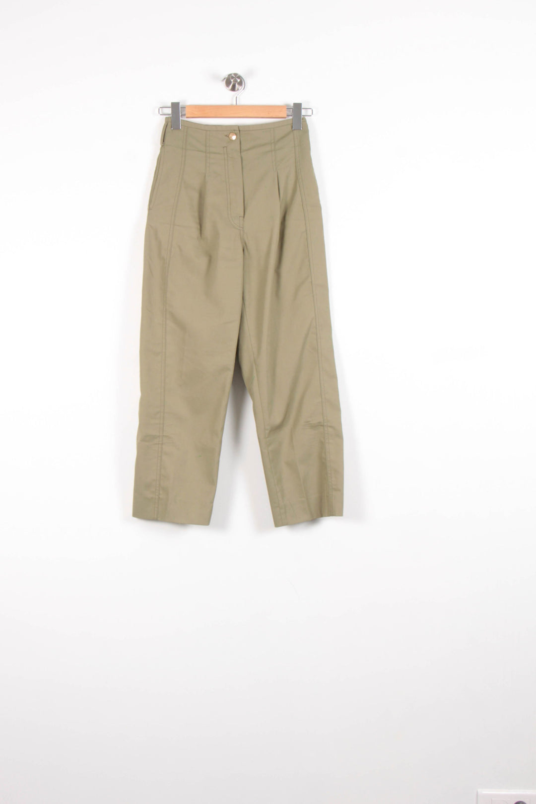 Pantalon Vert - Taille S/36 de la marque Sandro | PARAD62215 - Vendu par Paradigme - Image 2