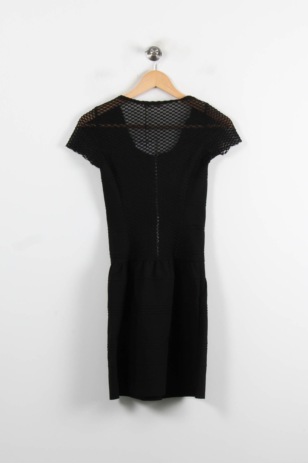 Robe Courte Noire - Taille S/36 de la marque Maje | PARAD62224 - Vendu par Paradigme - Image 4