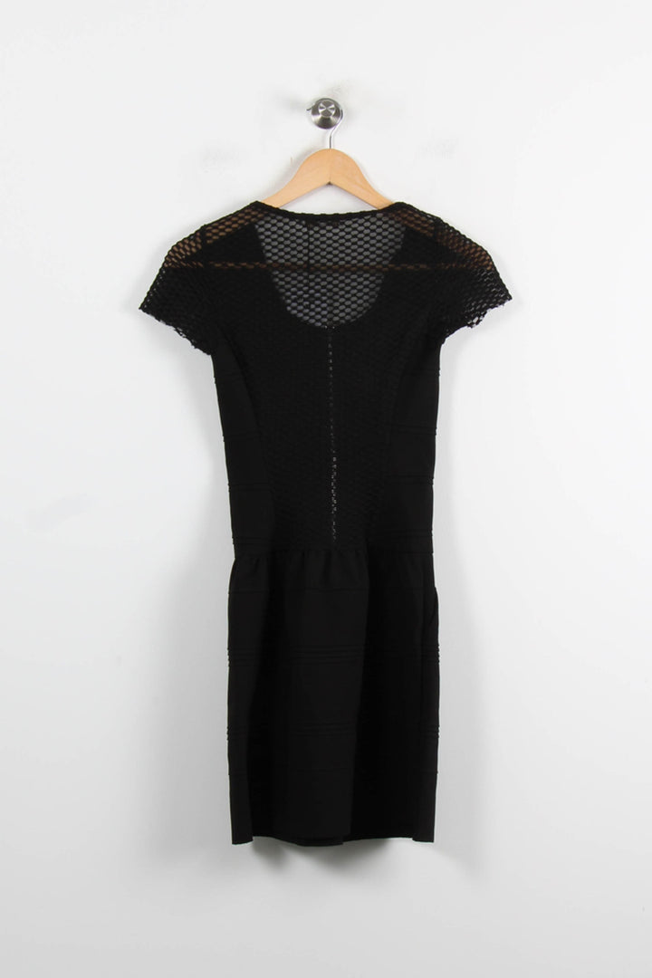 Robe Courte Noire - Taille S/36 de la marque Maje | PARAD62224 - Vendu par Paradigme - Image 4