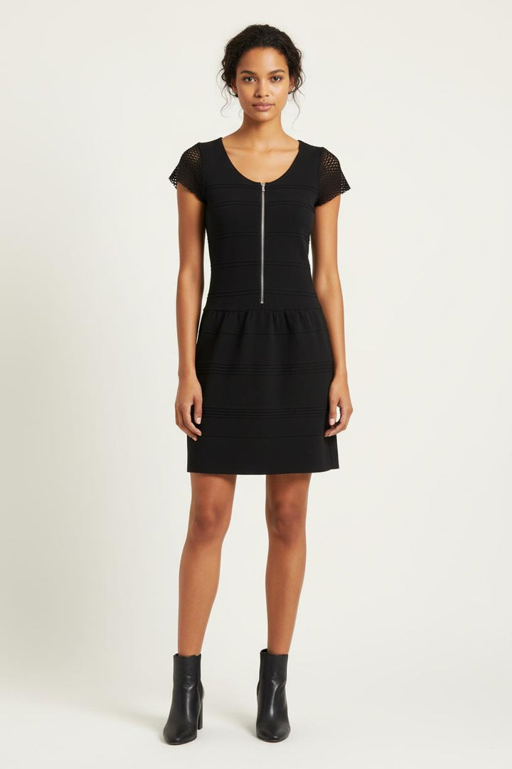 Robe Courte Noire - Taille S/36 de la marque Maje | PARAD62224 - Vendu par Paradigme - Image 1