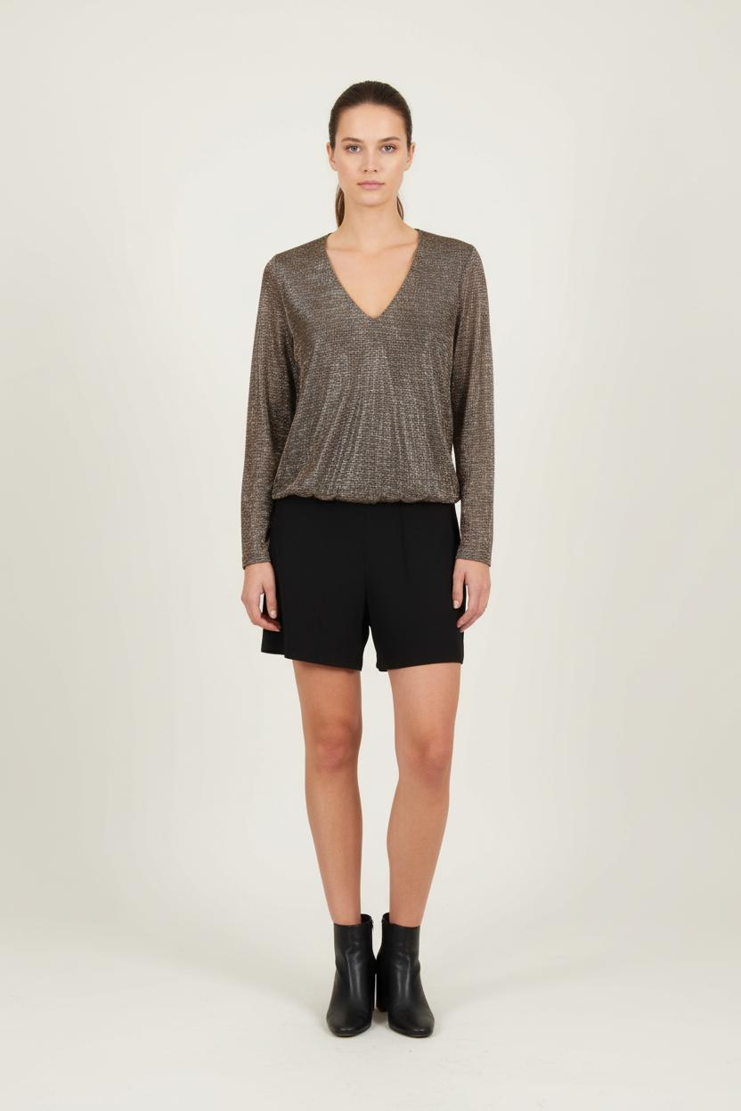 Combishort Noir et Doré - Taille L/40 de la marque IKKS | PARAD62225 - Vendu par Paradigme - Image 1