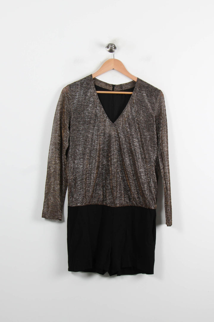 Combishort Noir et Doré - Taille L/40 de la marque IKKS | PARAD62225 - Vendu par Paradigme - Image 2