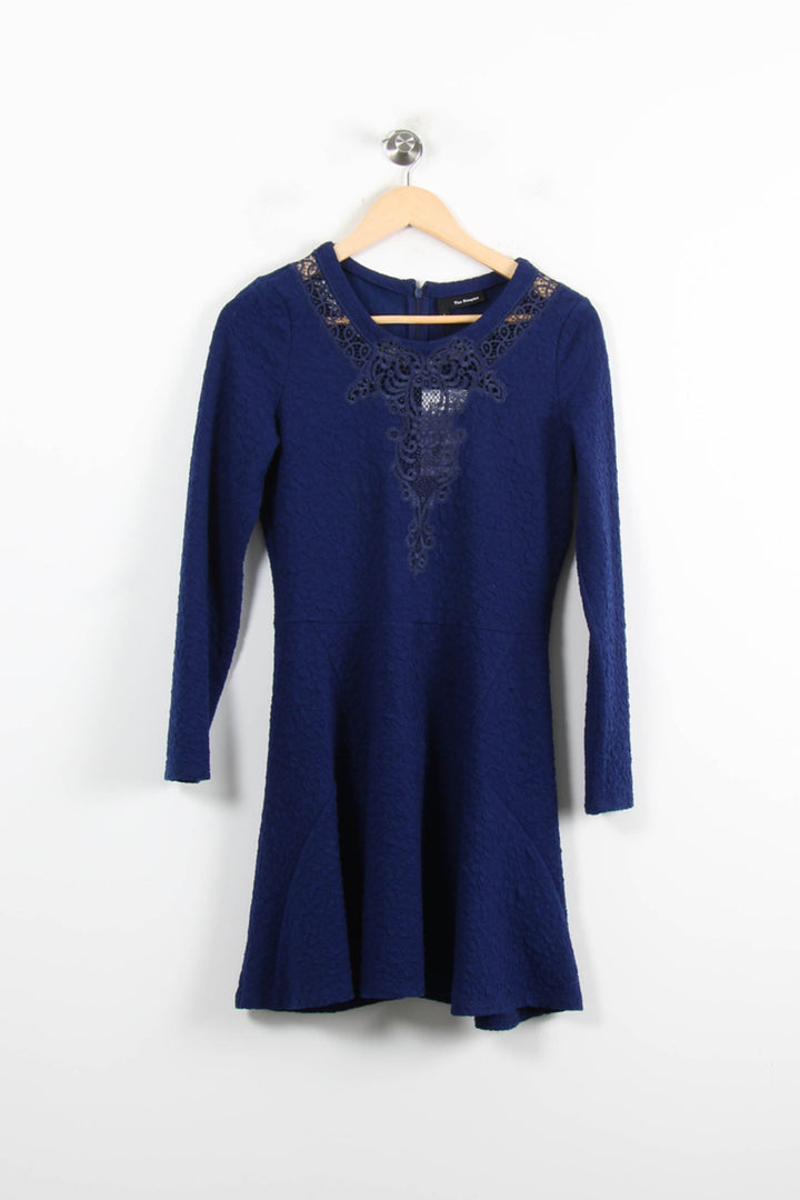 Robe Courte Bleue - Taille L/40 de la marque The Kooples | PARAD62228 - Vendu par Paradigme - Image 2