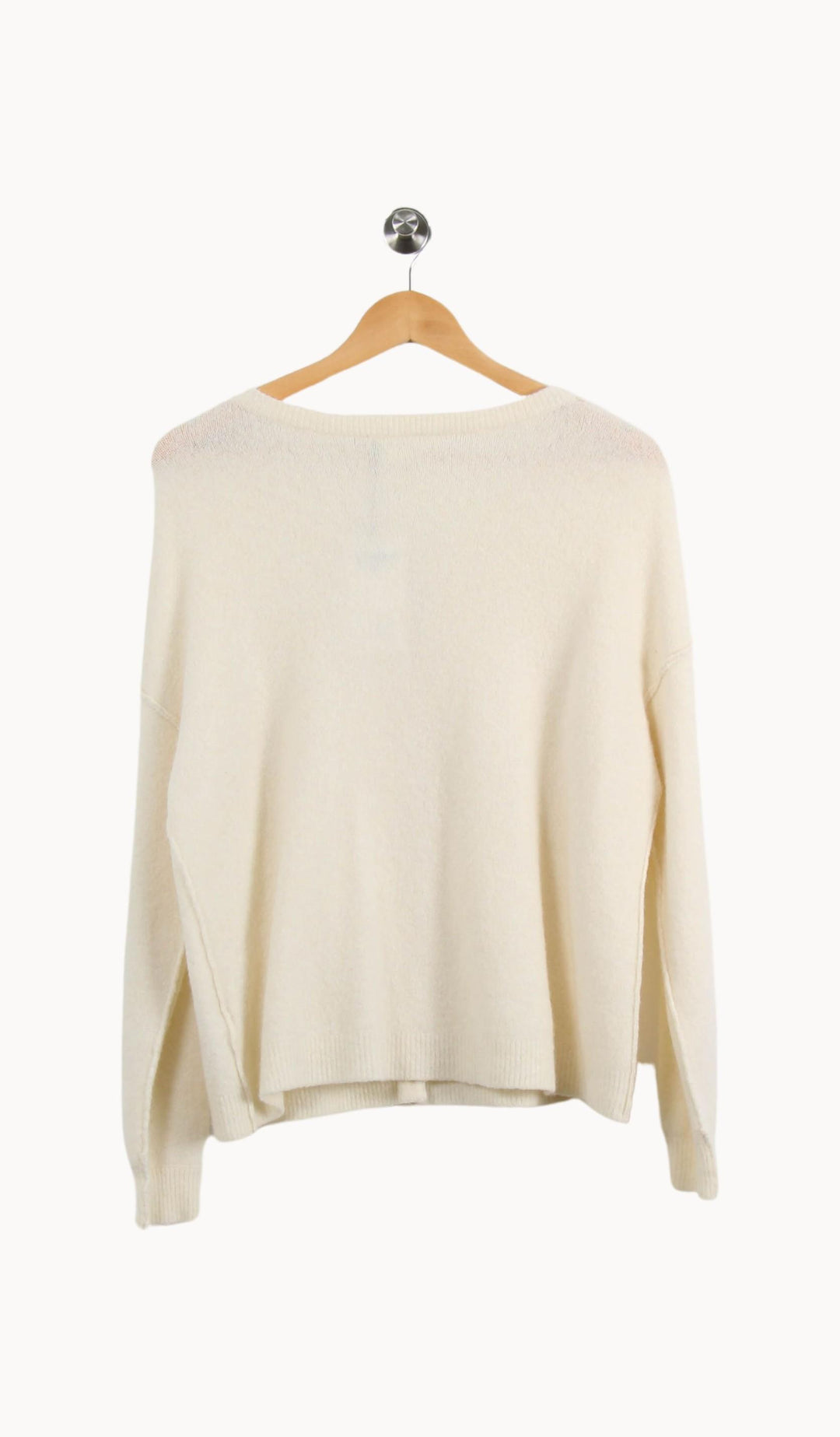 Cardigan Beige - Taille XS/34 de la marque American Vintage | PARAD62232 - Vendu par Paradigme - Image 4