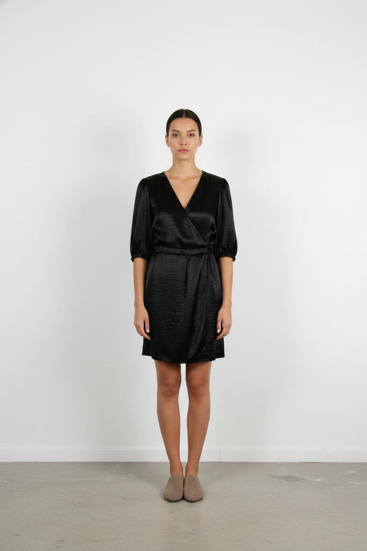 Robe Portefeuille Noire - Taille S/36