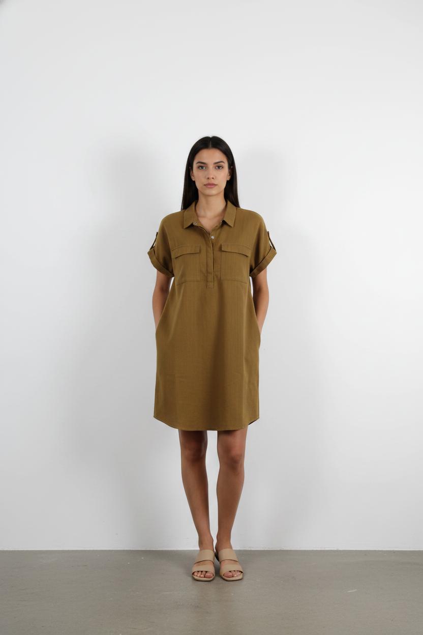 Robe Chemise Marron - Taille S/36